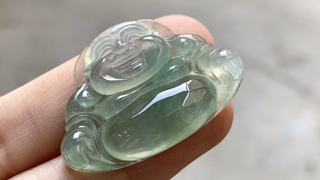 玻璃绿钢佛公 34*23*6.3