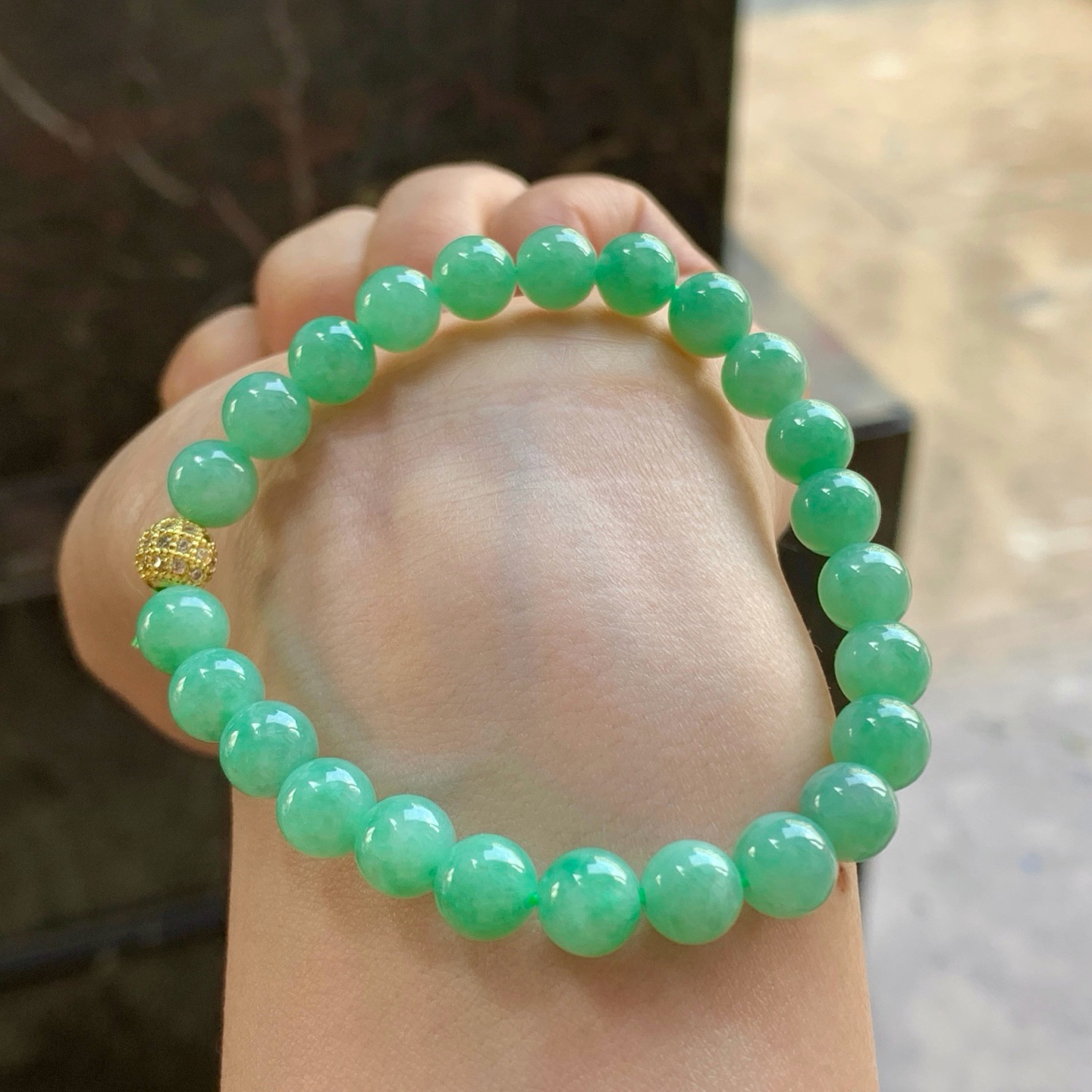 绿色手串^_^清新