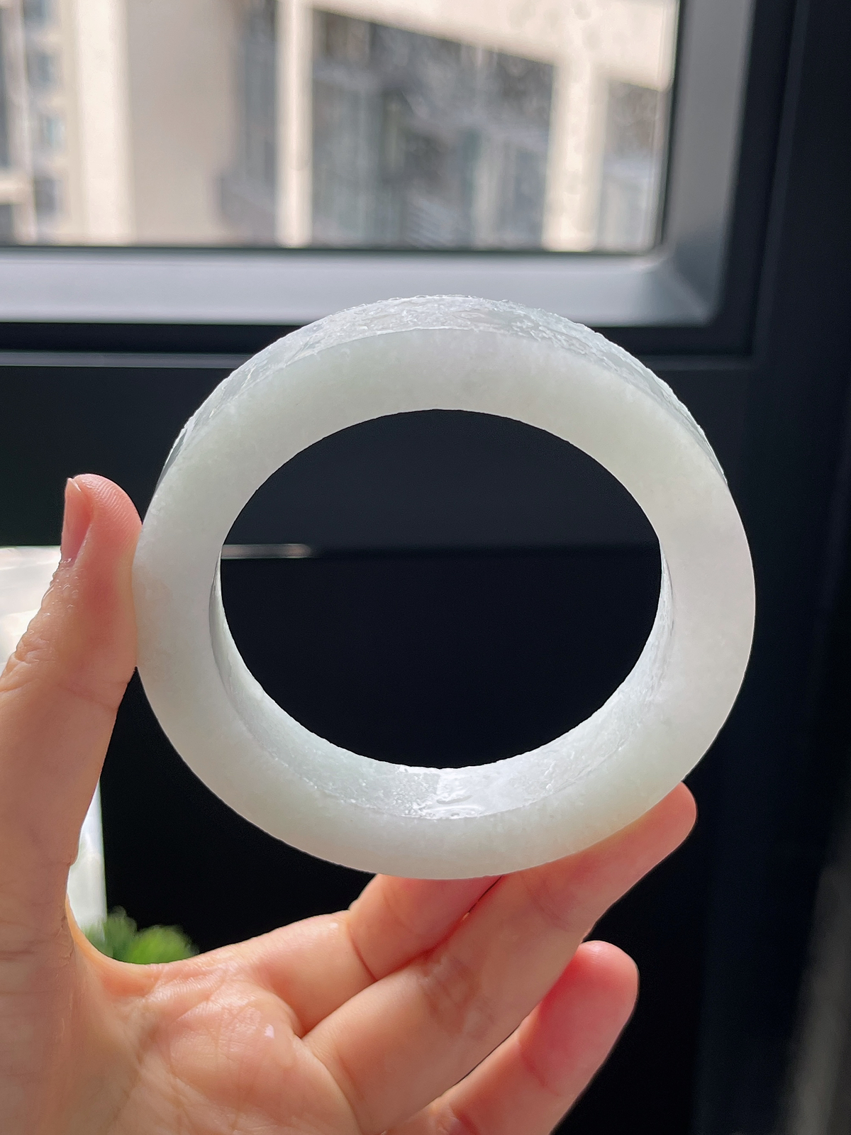 翡翠毛胚，⭕️正圈最大做61，最小做57.3