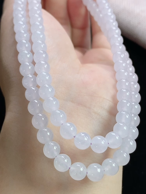 二号玉珠项链，尺寸6.0mm，107颗，w23xma8