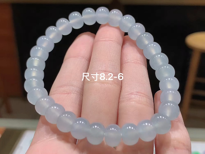 ️冰种手串 ,尺寸，8.2-6