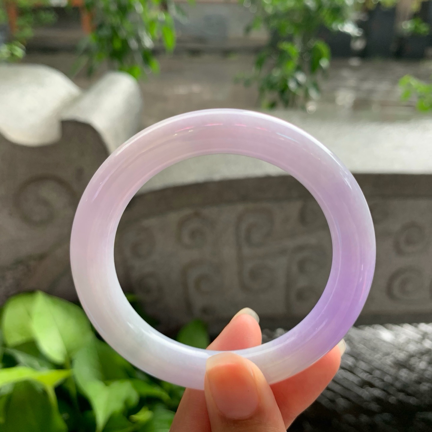 小圈口53.5-9.6 【紫罗兰圆条手镯】圆条53 54可戴