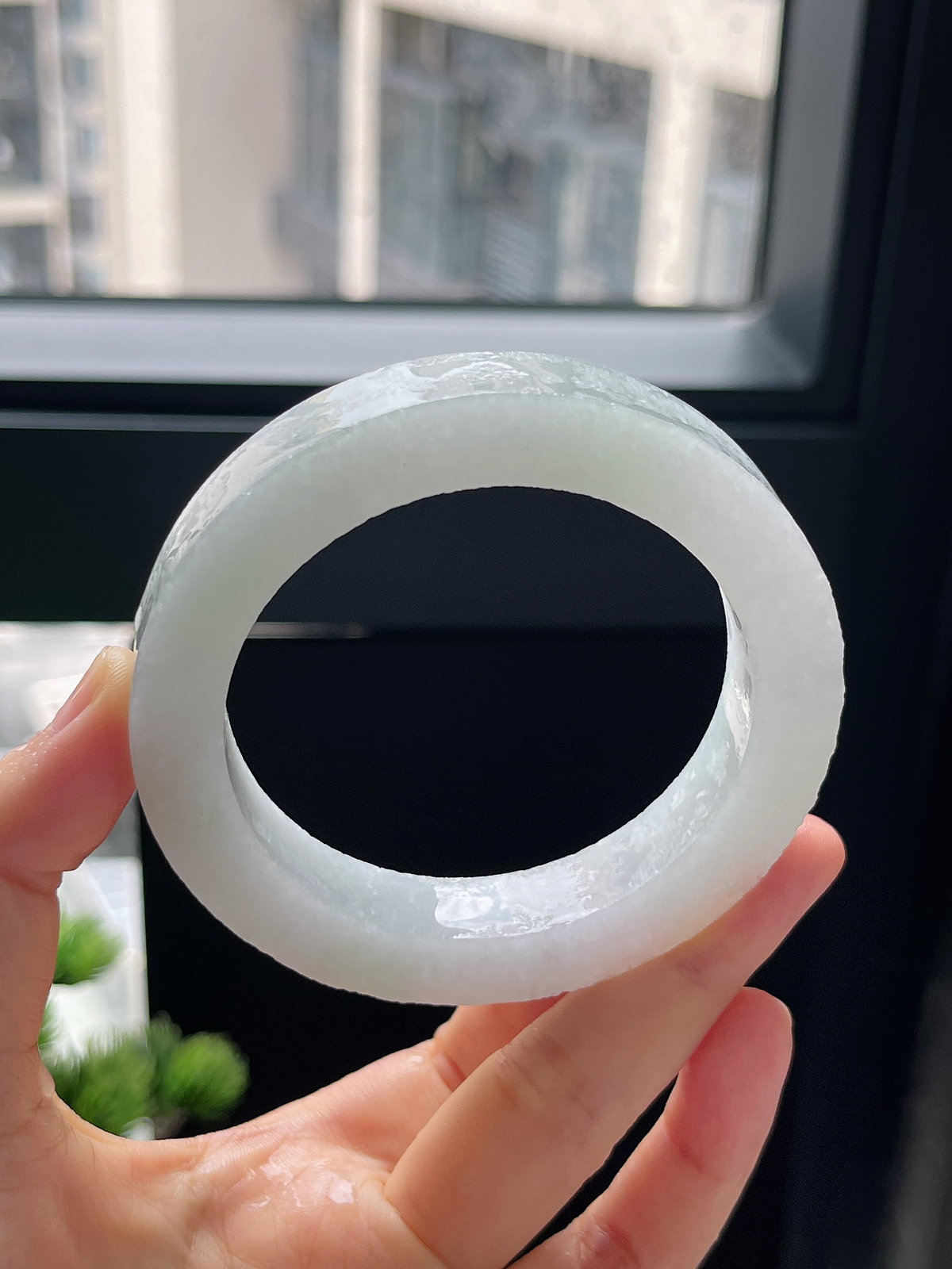 翡翠毛胚，⭕️正圈最大做61，最小做57.3