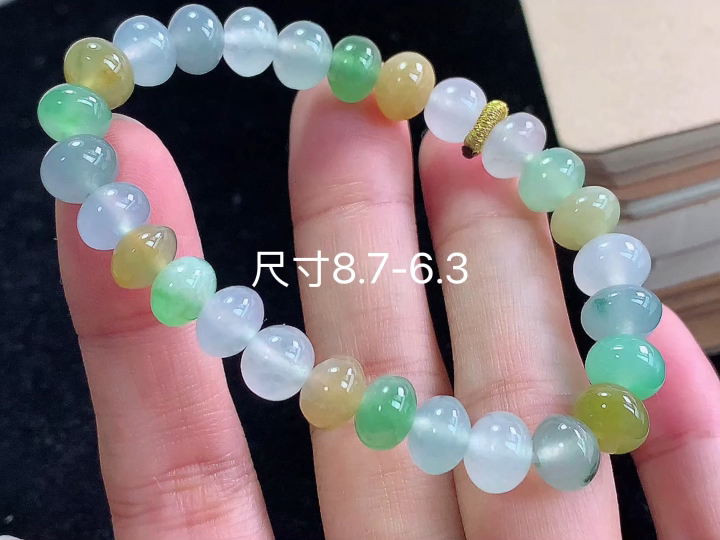 ️多彩手串 ，尺寸，8.7-6.3