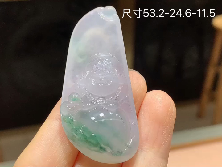 ️冰飘花佛公，无裂，尺寸53.2-24.6-11.5