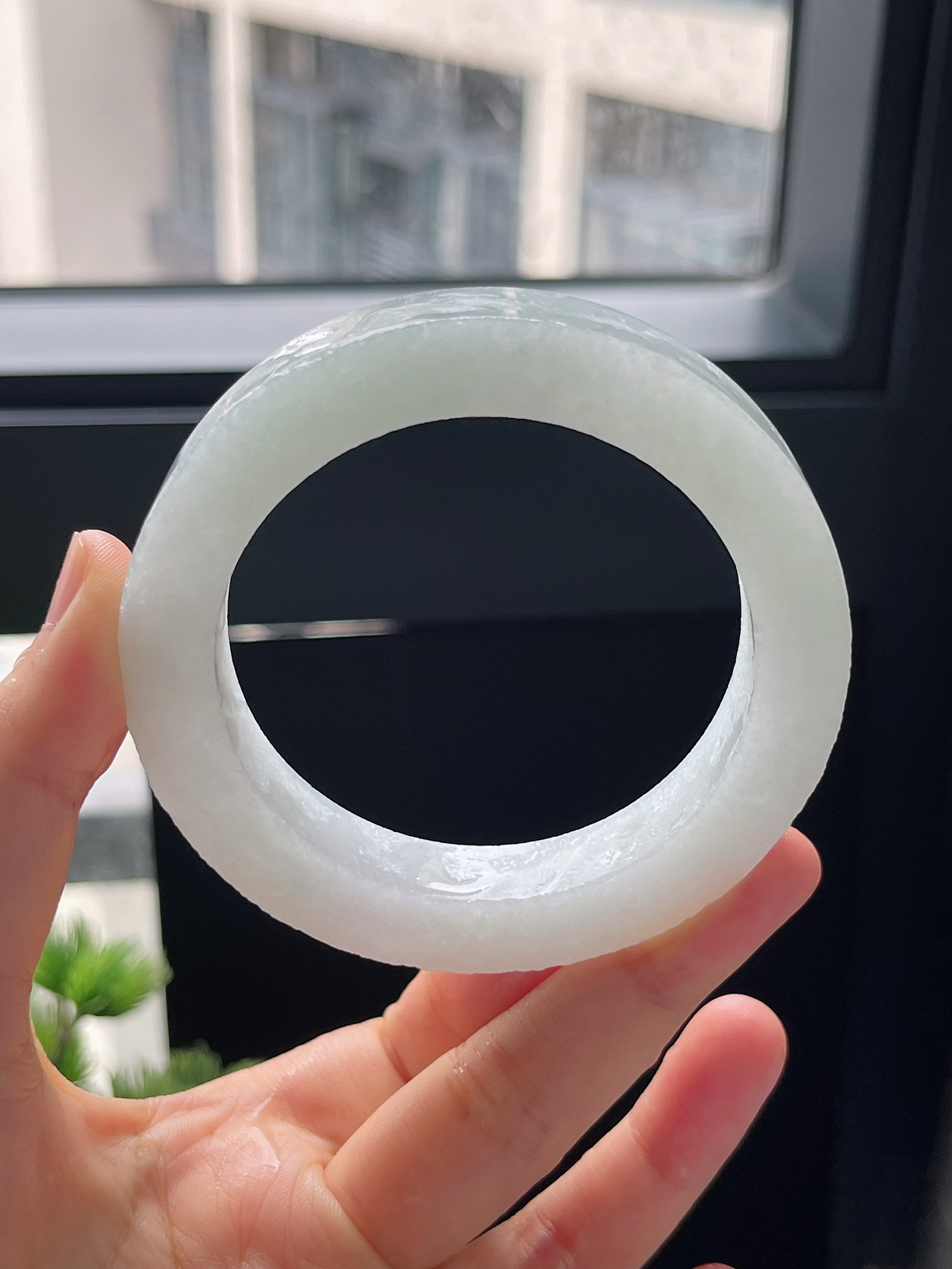翡翠毛胚，⭕️正圈最大做59.6，最小做56