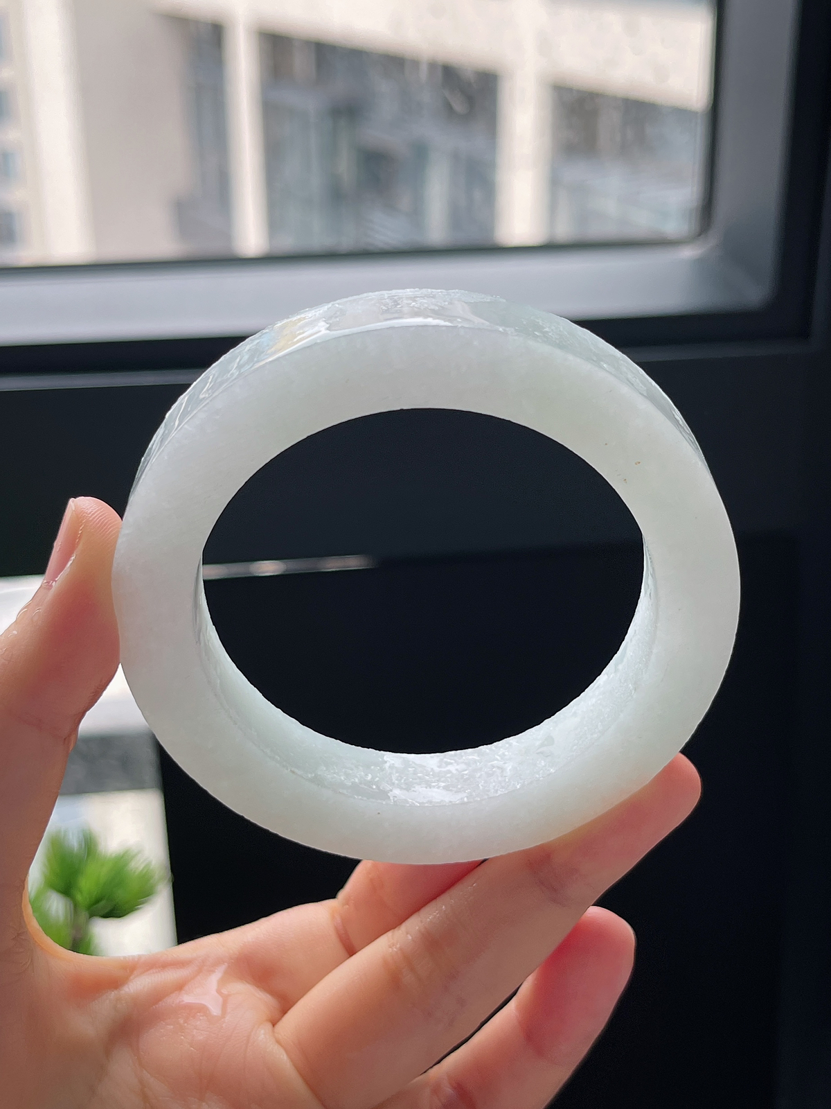 翡翠毛胚，⭕️正圈最大做59.6，最小做56