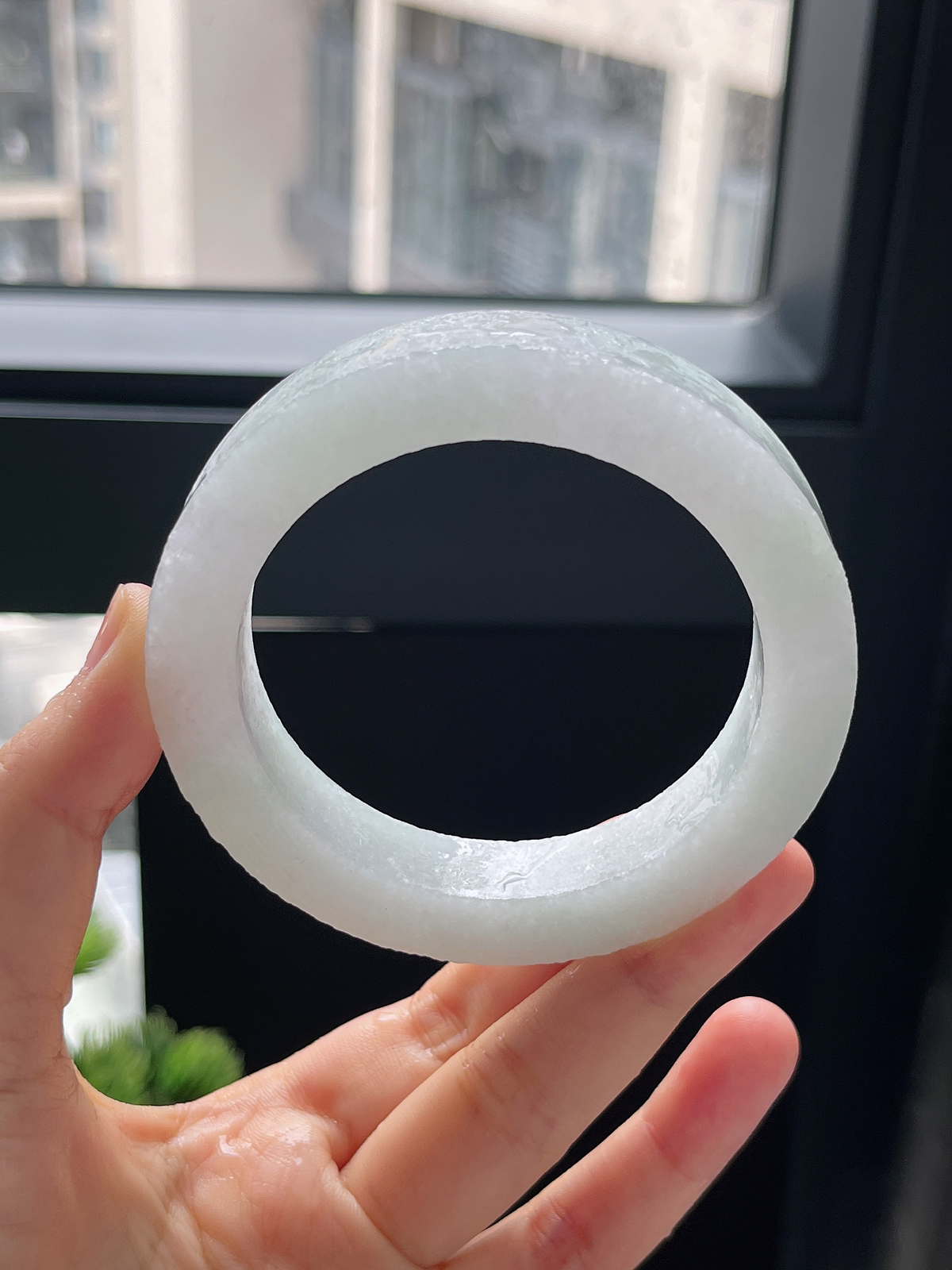 翡翠毛胚，⭕️正圈最大做61，最小做57.3