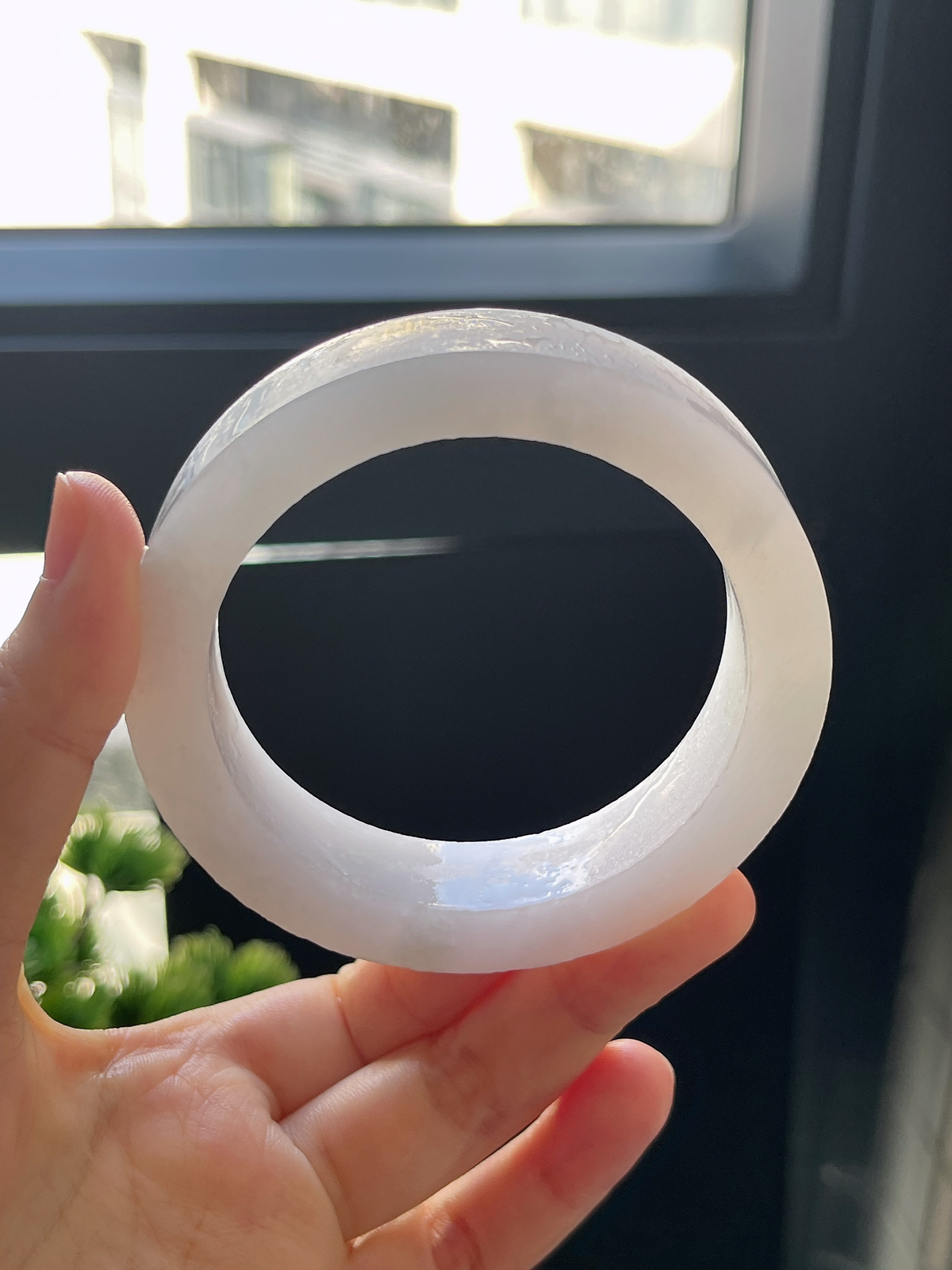 翡翠镯饼，⭕️正圈最大做59，最小做56.8
