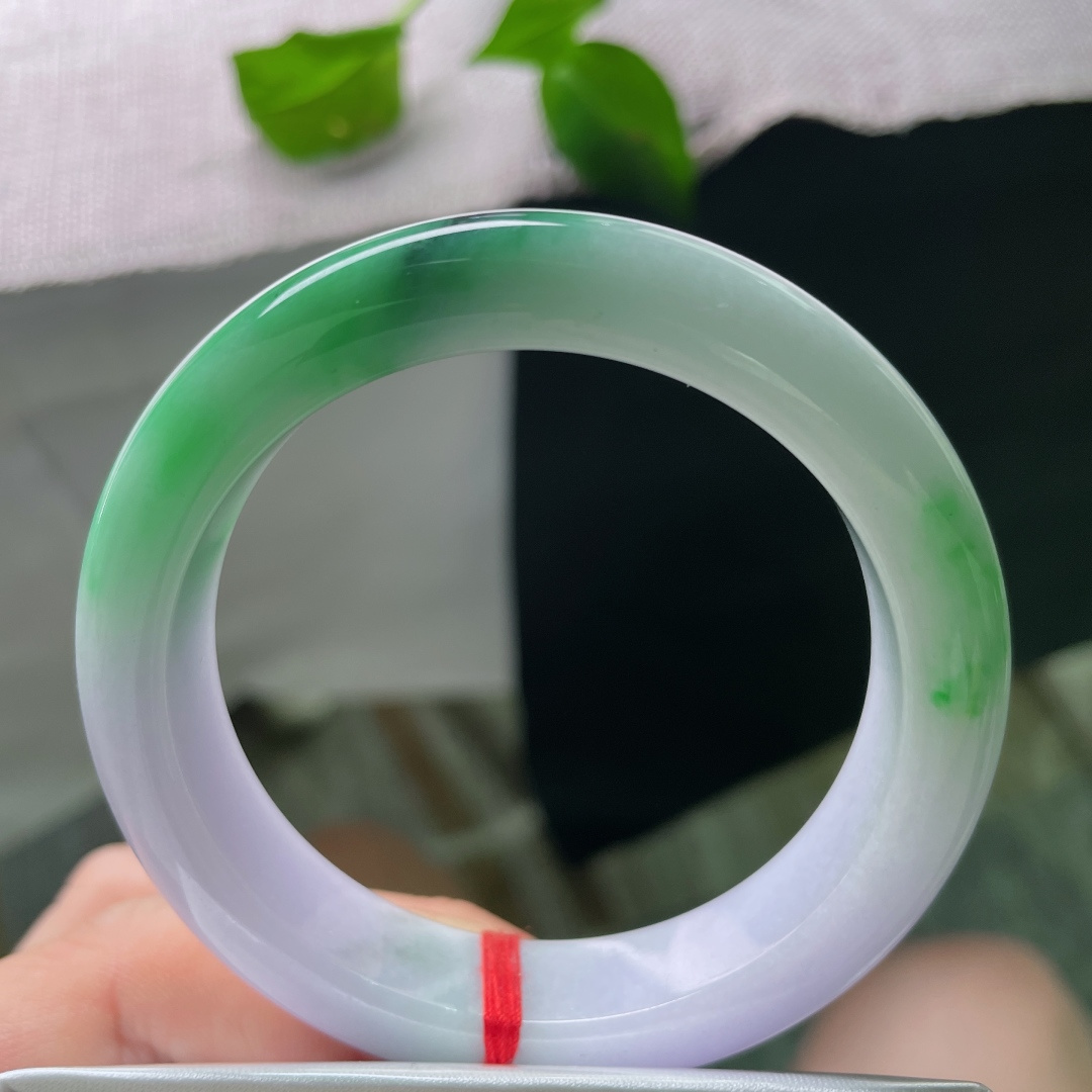 53.7/12.2/8.9，春彩正圈，腕间一抹桃花春，像暮色里的云霞，温柔且神秘，无裂，ss5362
