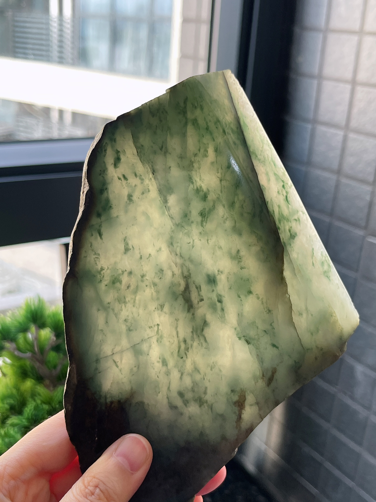 翡翠冰糯飘花片料