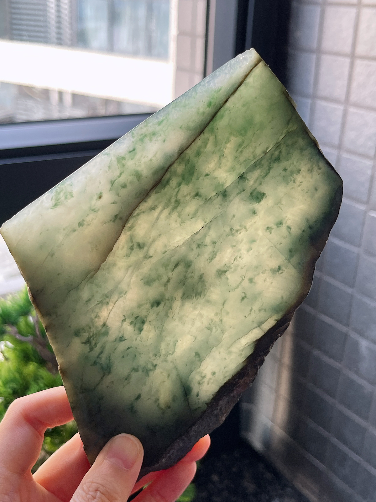翡翠冰糯飘花片料