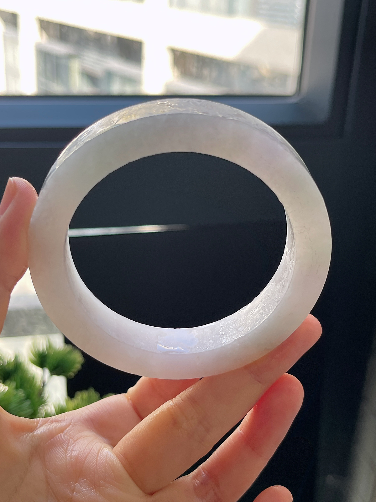 翡翠镯饼，⭕️正圈最大做61，最小做58.8
