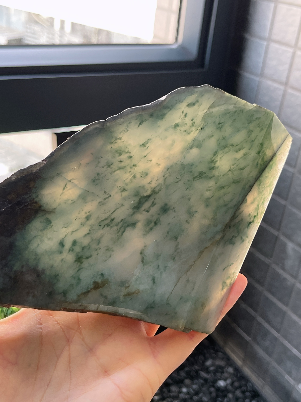 翡翠冰糯飘花片料