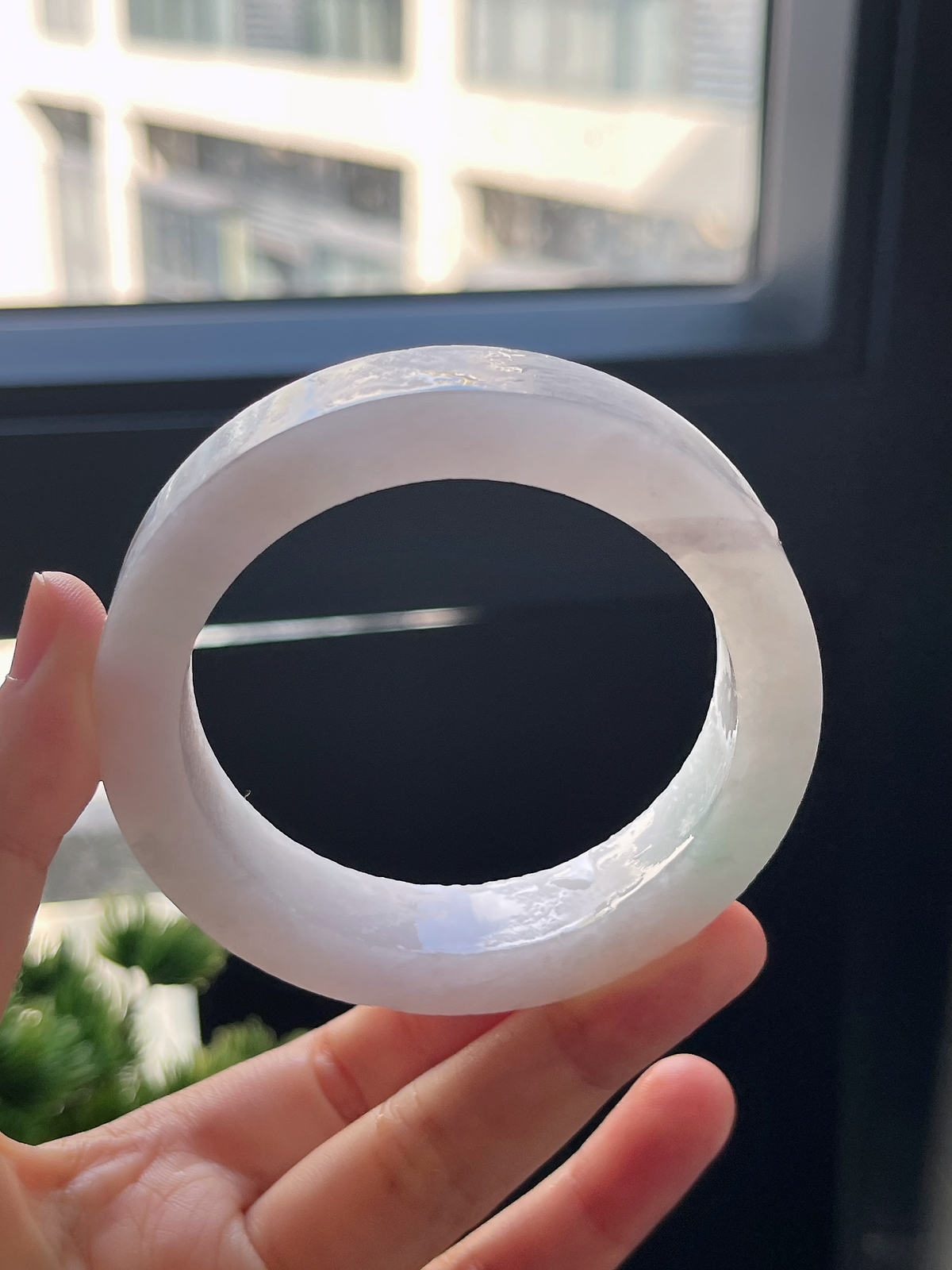 翡翠镯饼，⭕️正圈最大做57，最小做55.8