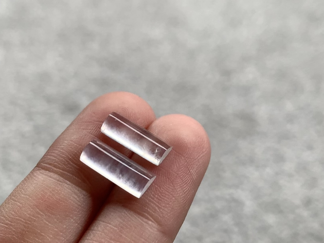 ️ 冰马鞍一对 尺寸11.8×4.7×2.3 /11.6×4.6×2