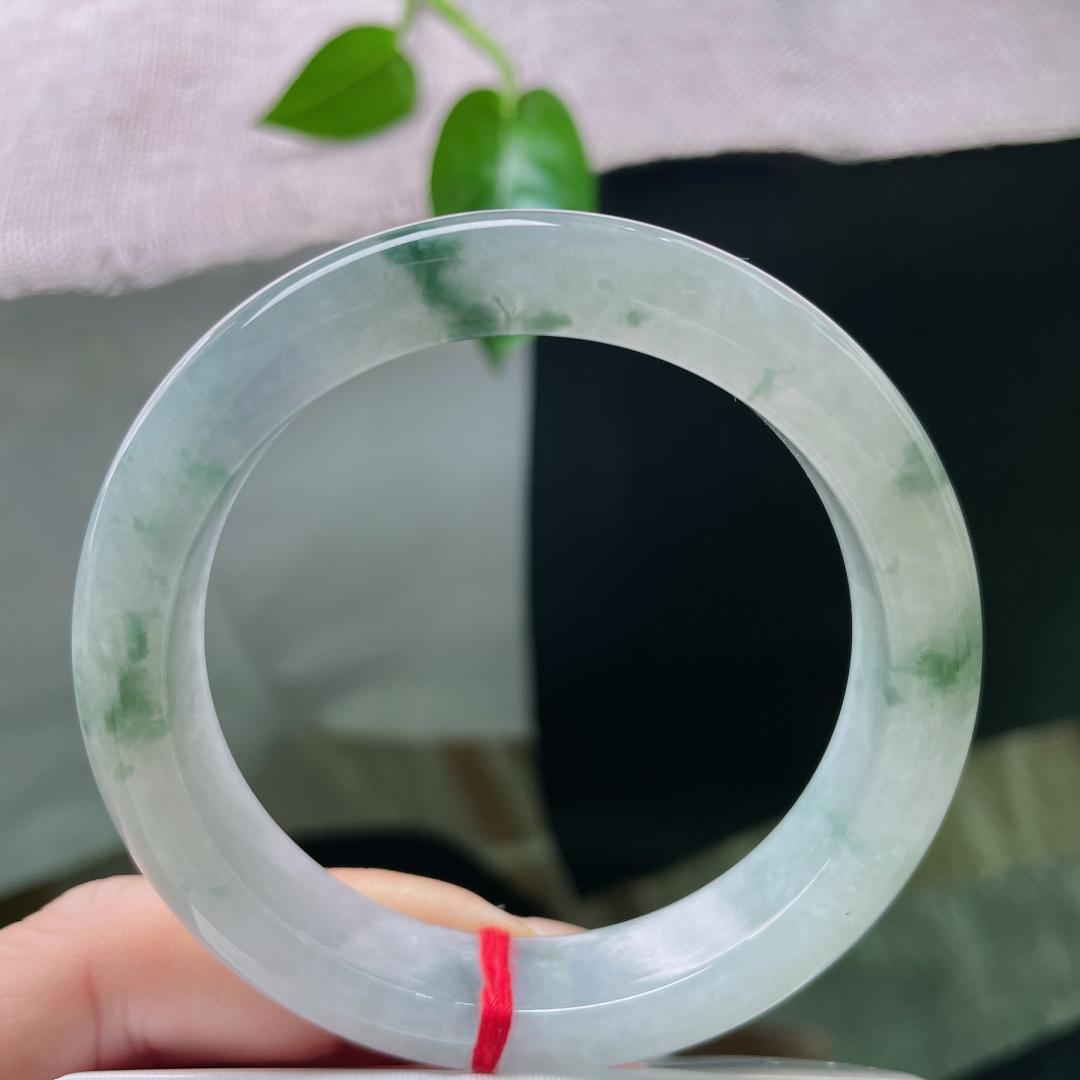 飘花正圈，水润细腻，婉间风华，清雅，有纹，ss53721a