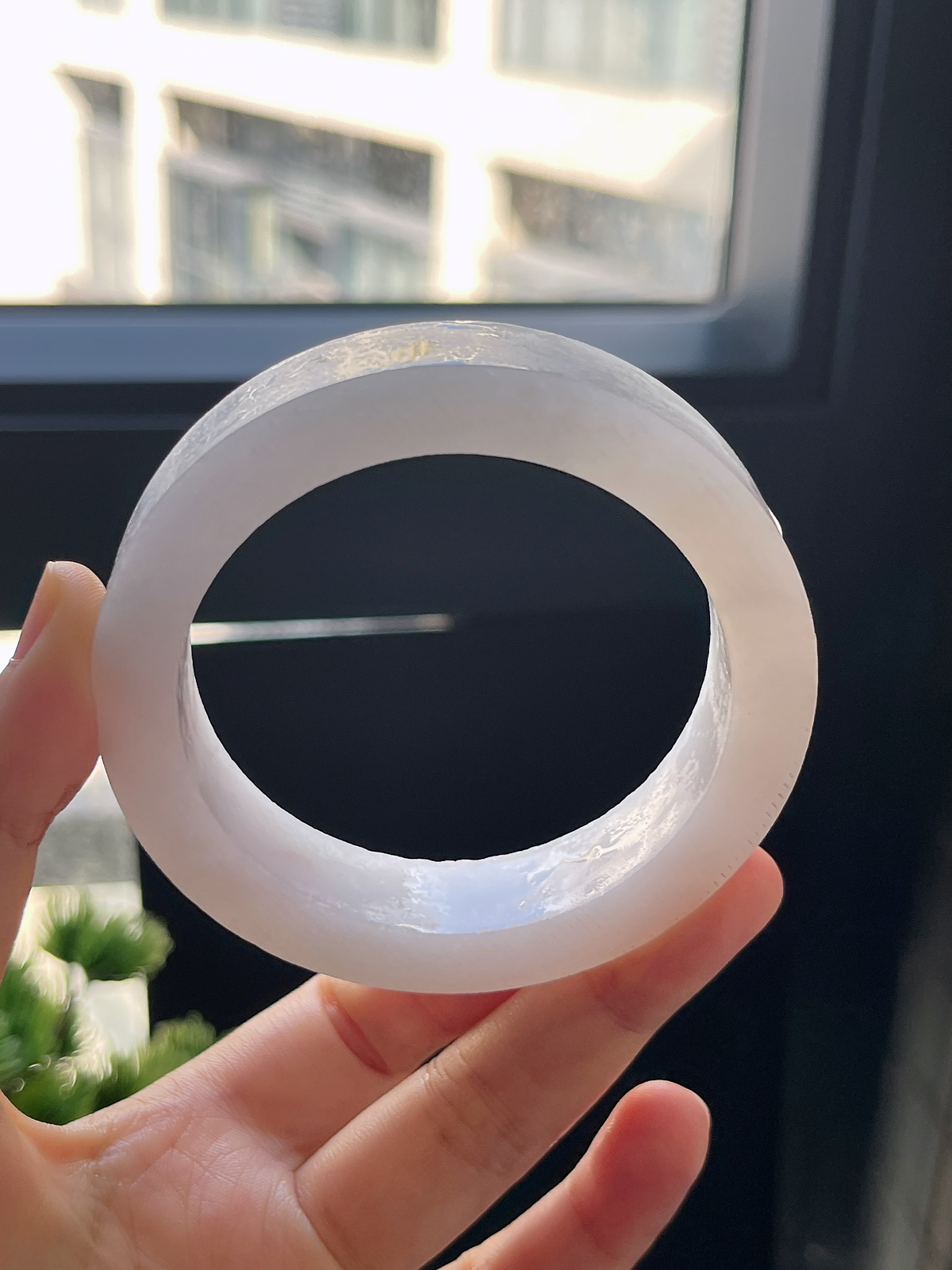 翡翠镯饼，⭕️正圈最大做59，最小做56.8