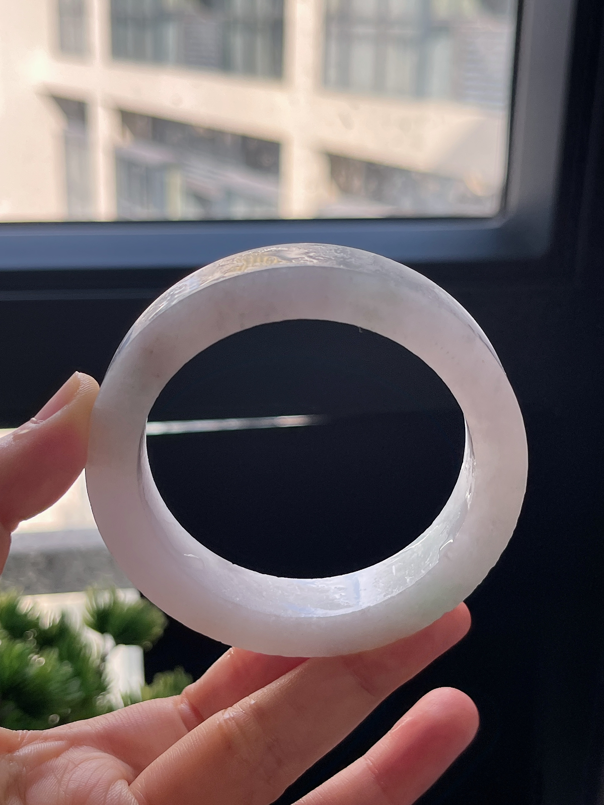 翡翠镯饼，⭕️正圈最大做57，最小做55.8