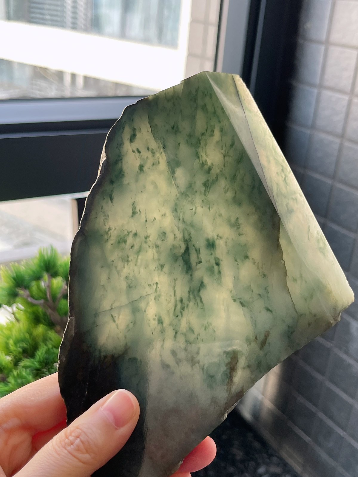 翡翠冰糯飘花片料