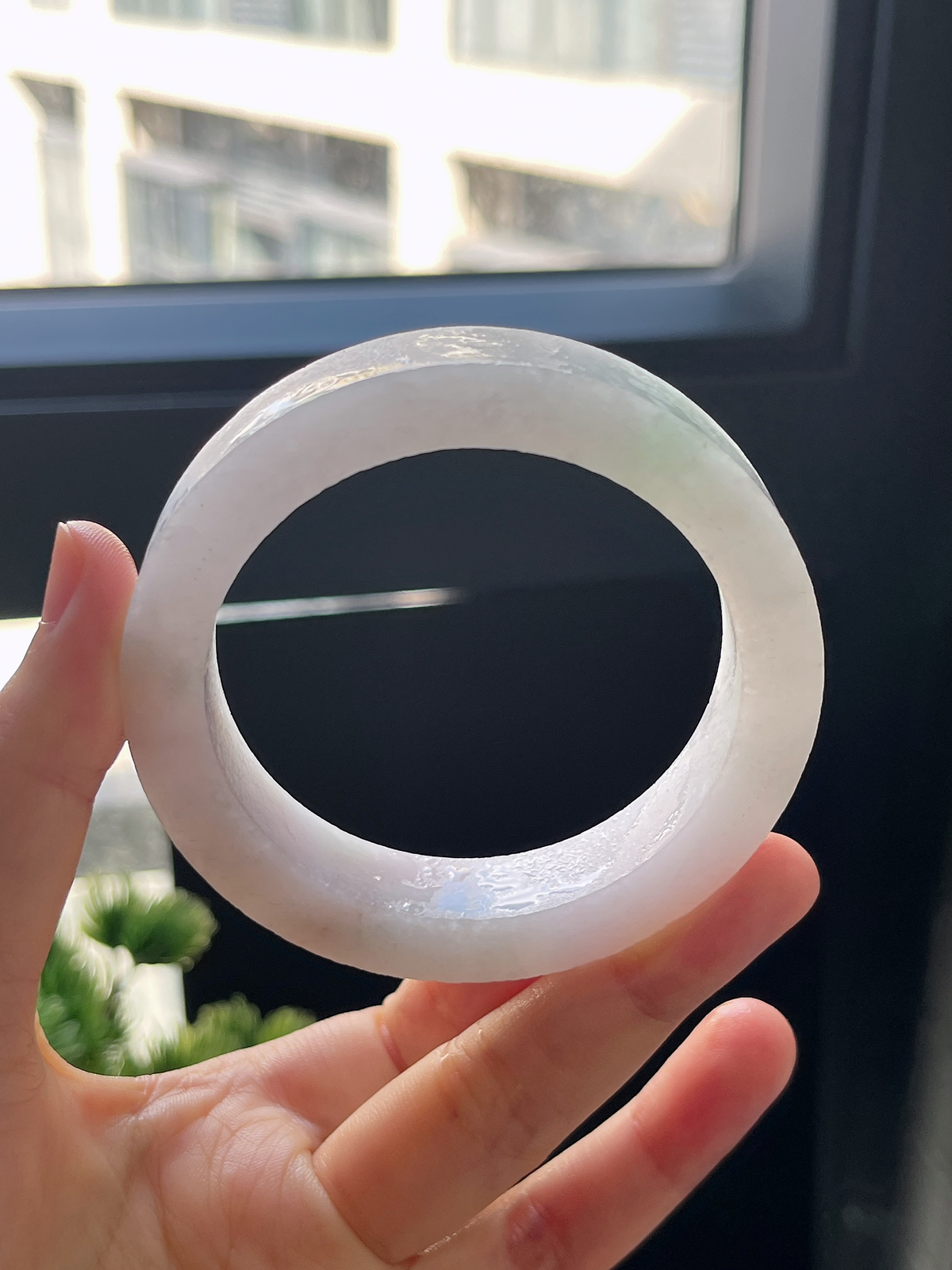 翡翠镯饼，⭕️正圈最大做57，最小做55.8