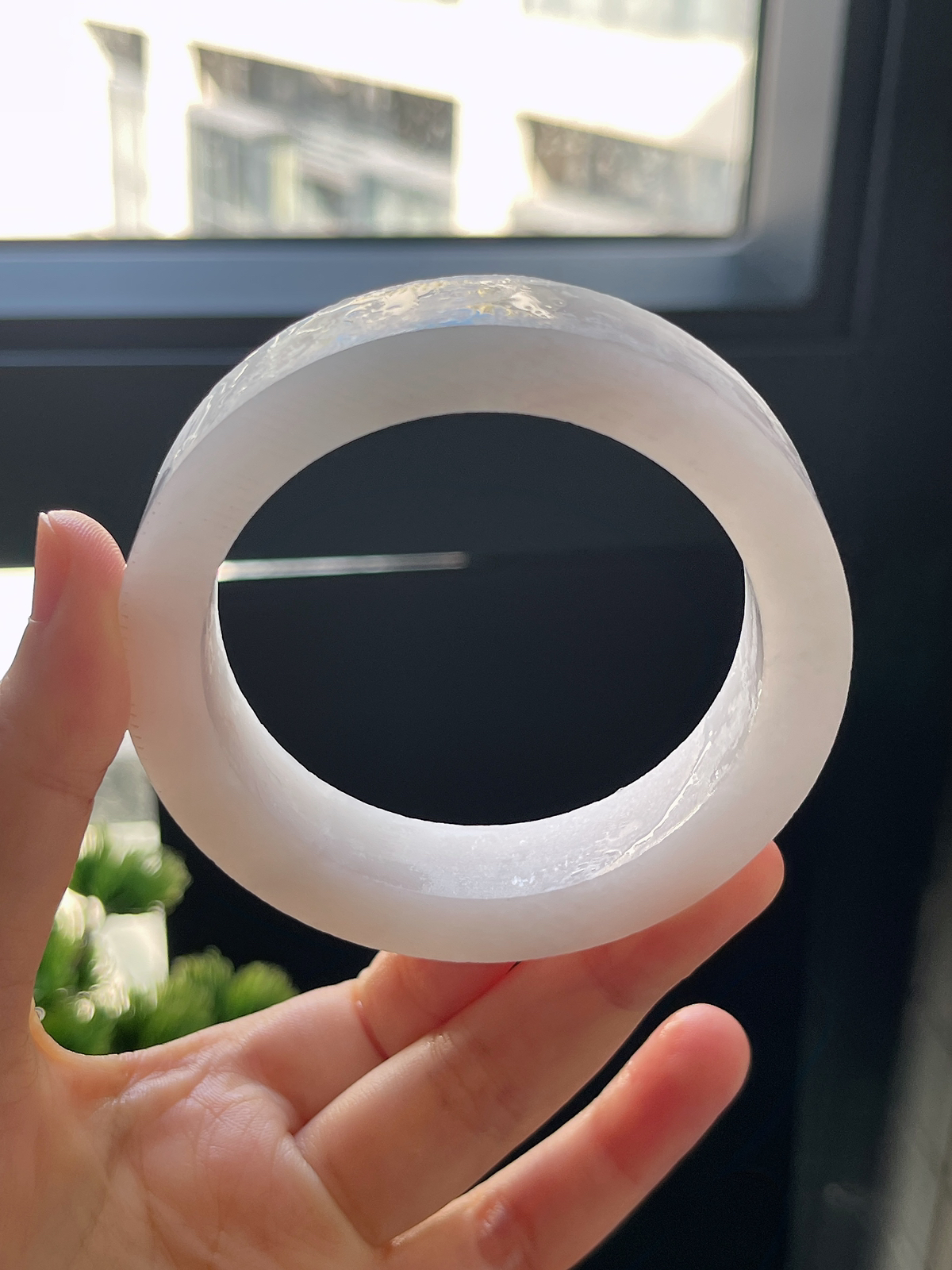翡翠镯饼，⭕️正圈最大做59，最小做56.8