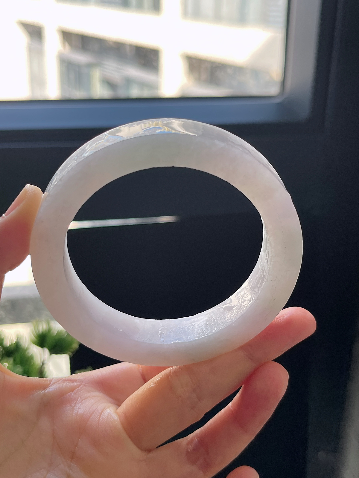 翡翠镯饼，⭕️正圈最大做61，最小做58.8