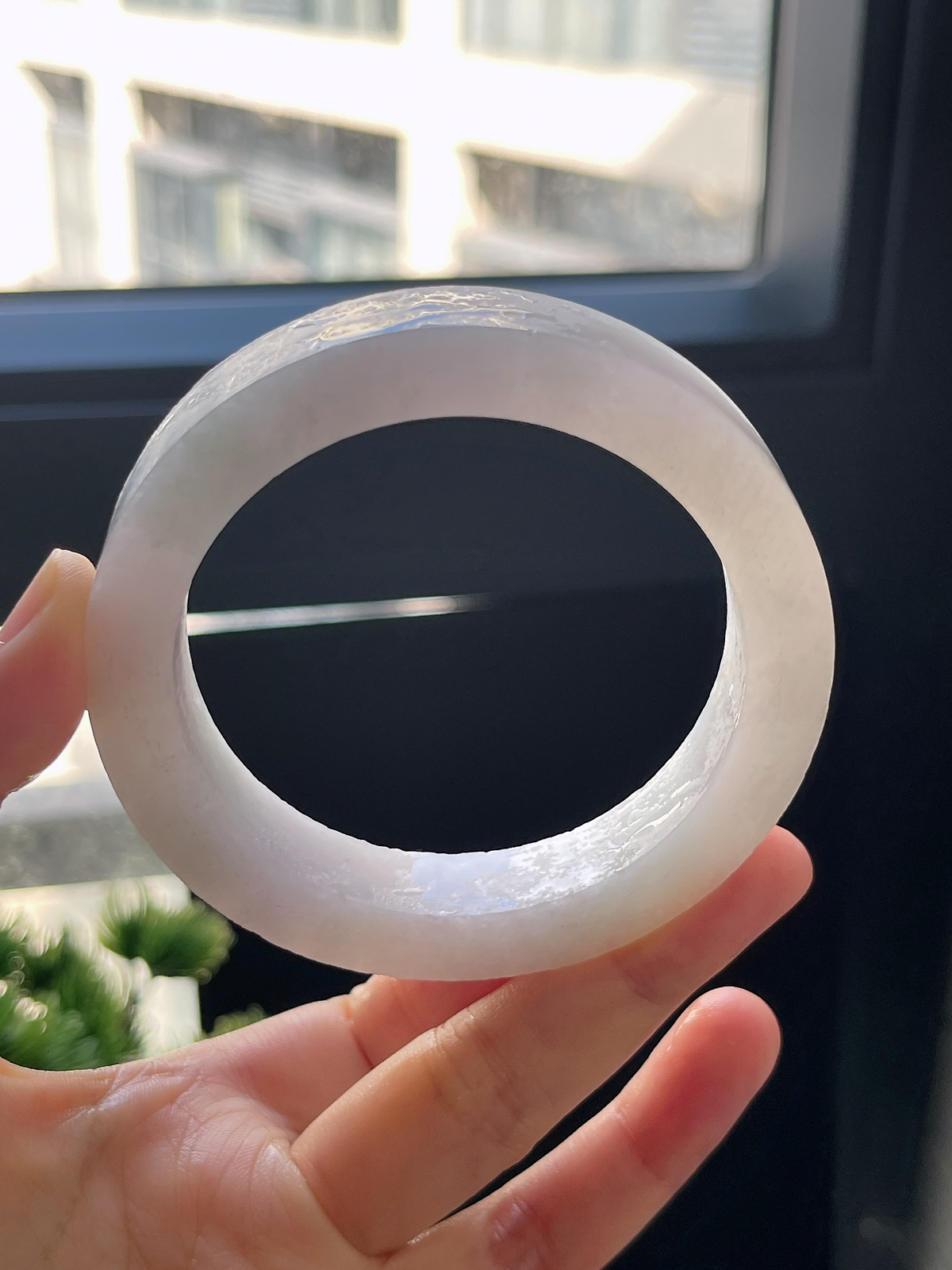 翡翠镯饼，⭕️正圈最大做61，最小做58.8