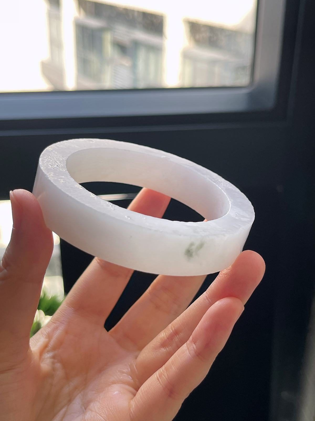 翡翠镯饼，⭕️正圈最大做59，最小做56.8
