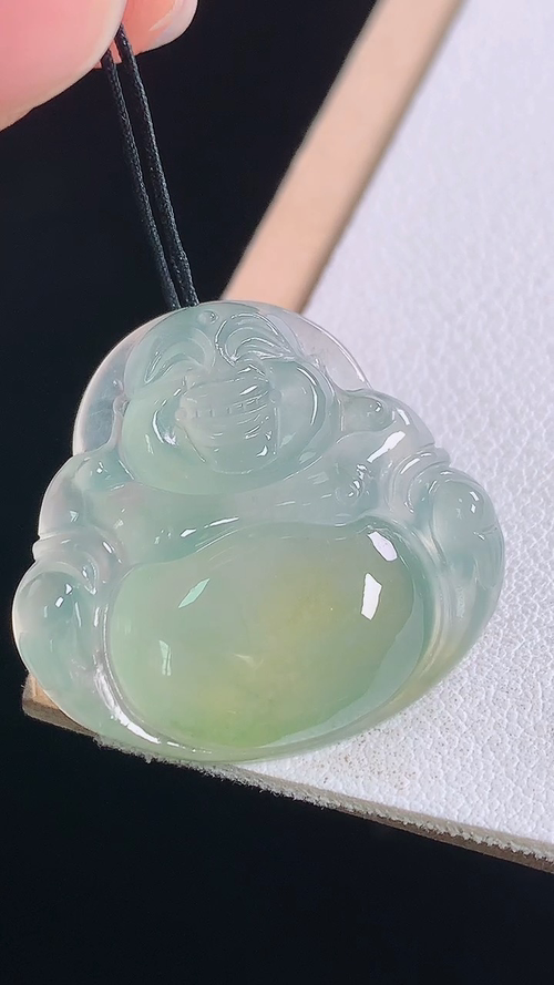 冰黄佛公，无裂，尺寸:25.1-26.9-5.6mm 20
