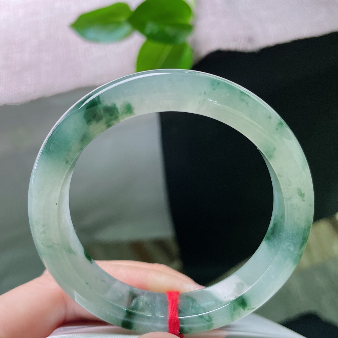 54.3/11.6/8.3冰飘花正圈，水润细腻，种老水足，婉间风华，贵气，无裂，ss53741a