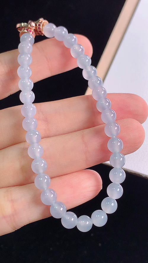 冰种手链，尺寸:5.5-5.5mm 19