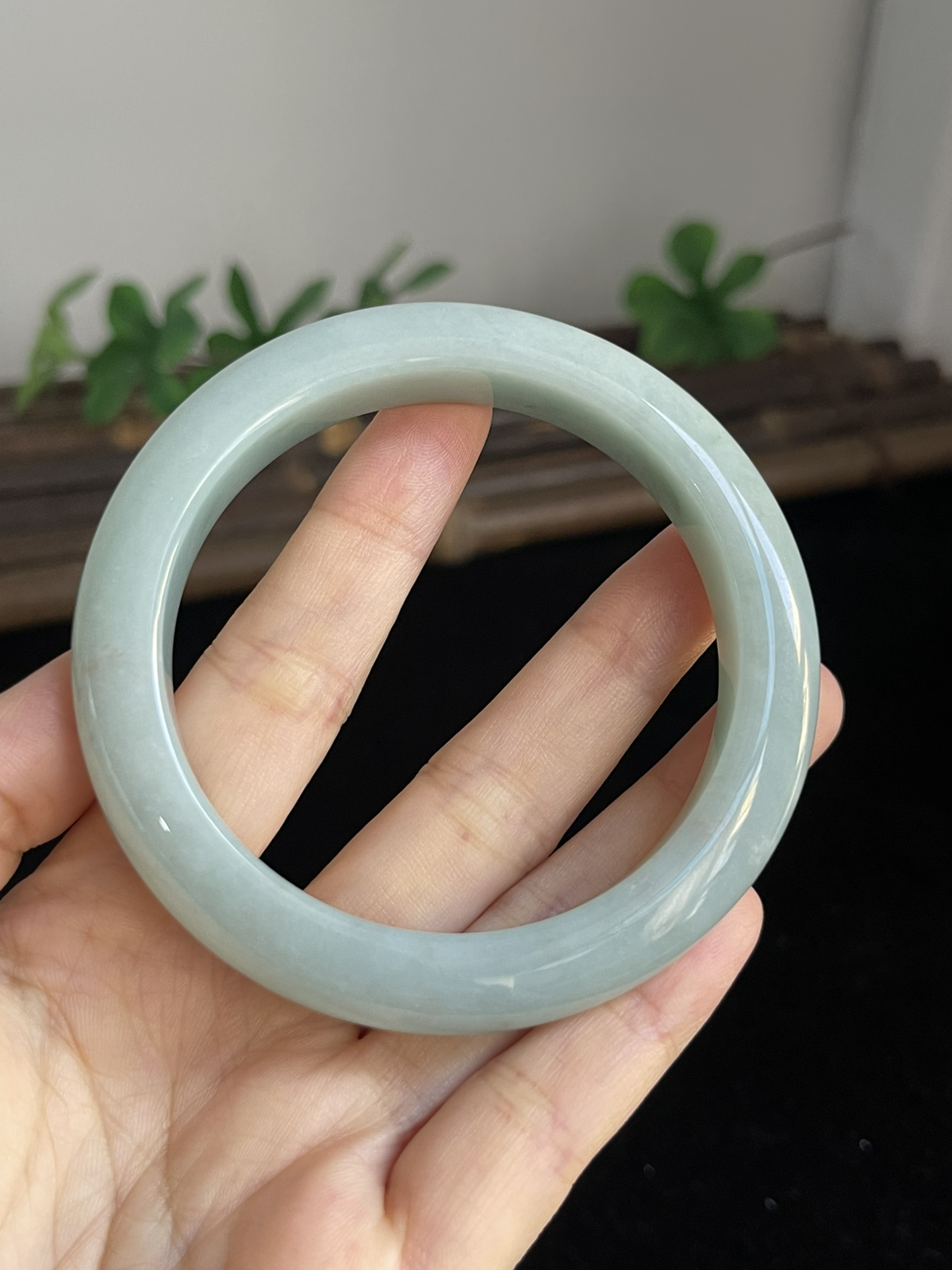 正圈58圈口，翡翠手镯
