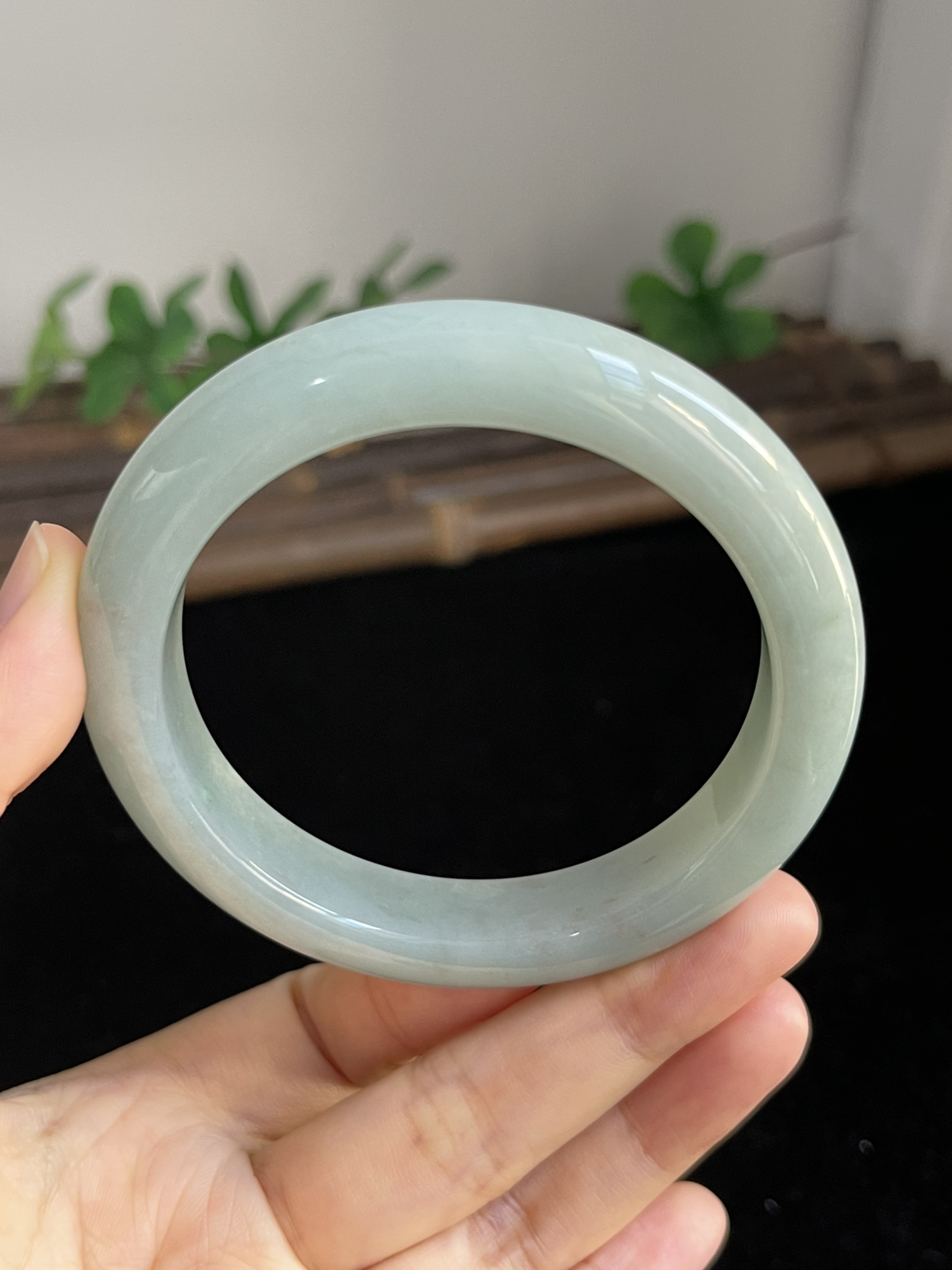 正圈58圈口，翡翠手镯
