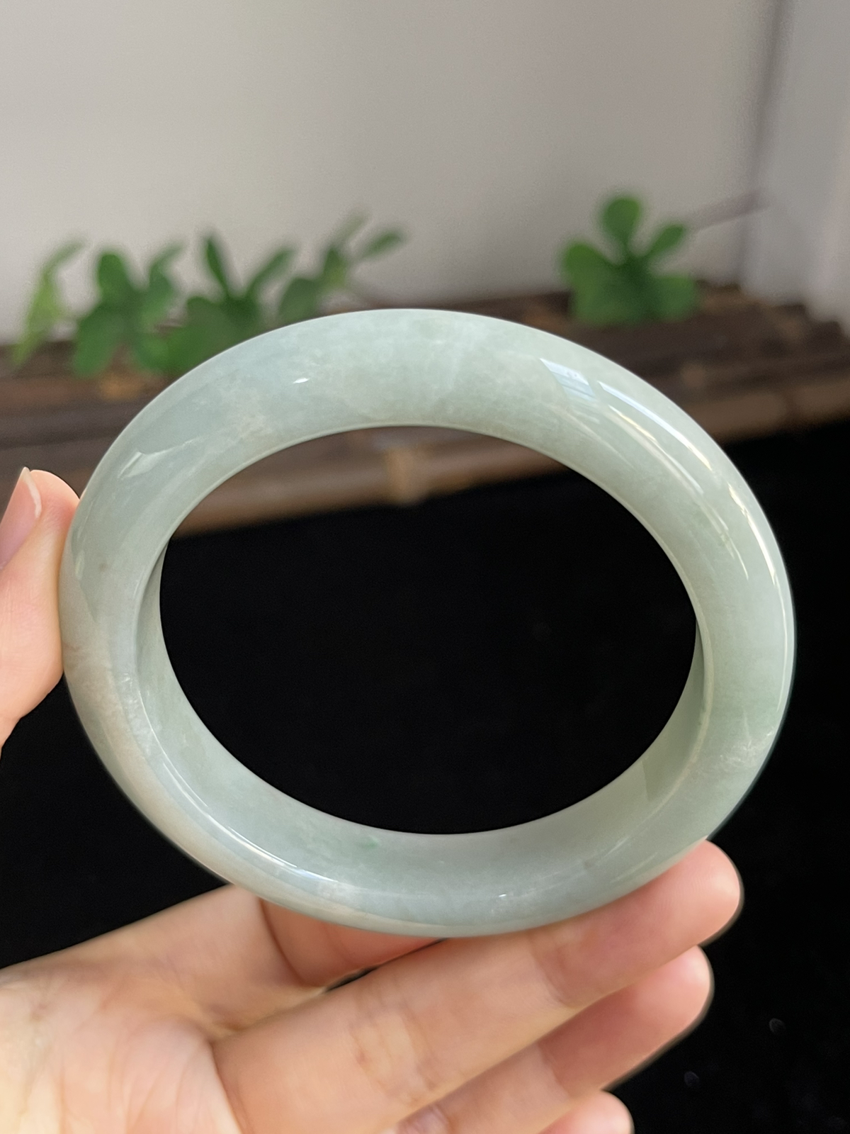 正圈58圈口，翡翠手镯