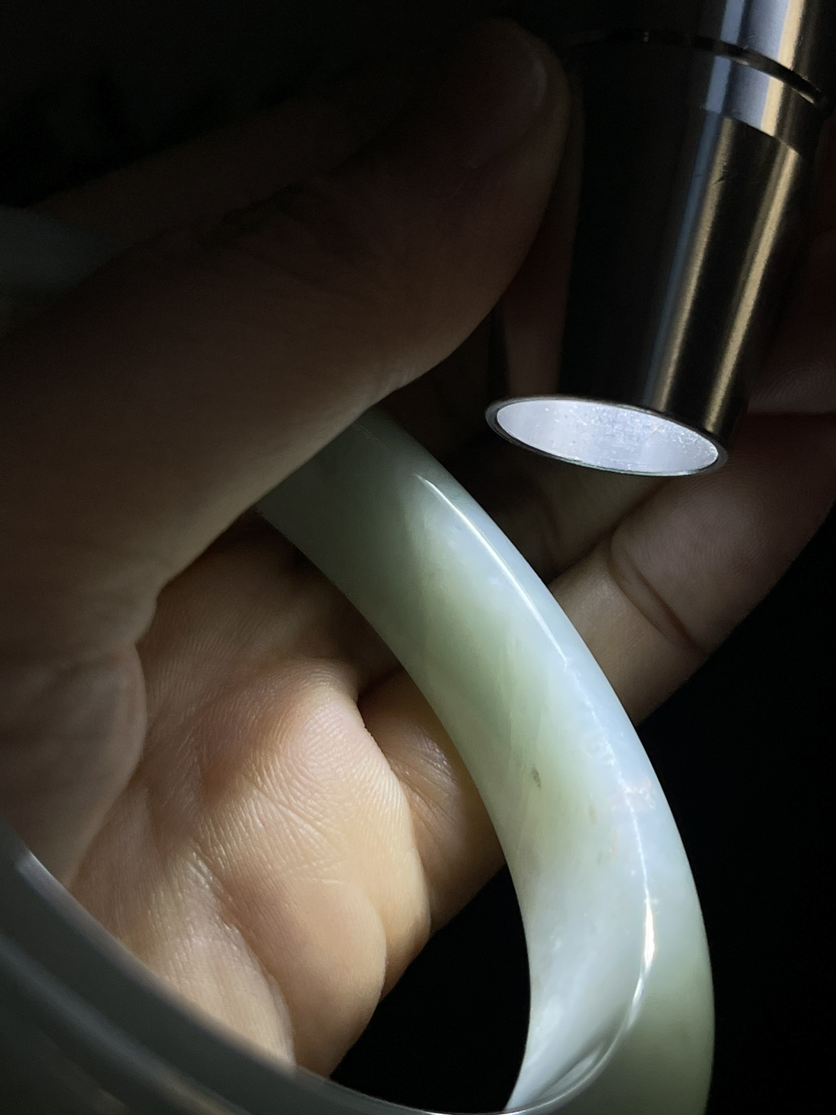 正圈58圈口，翡翠手镯