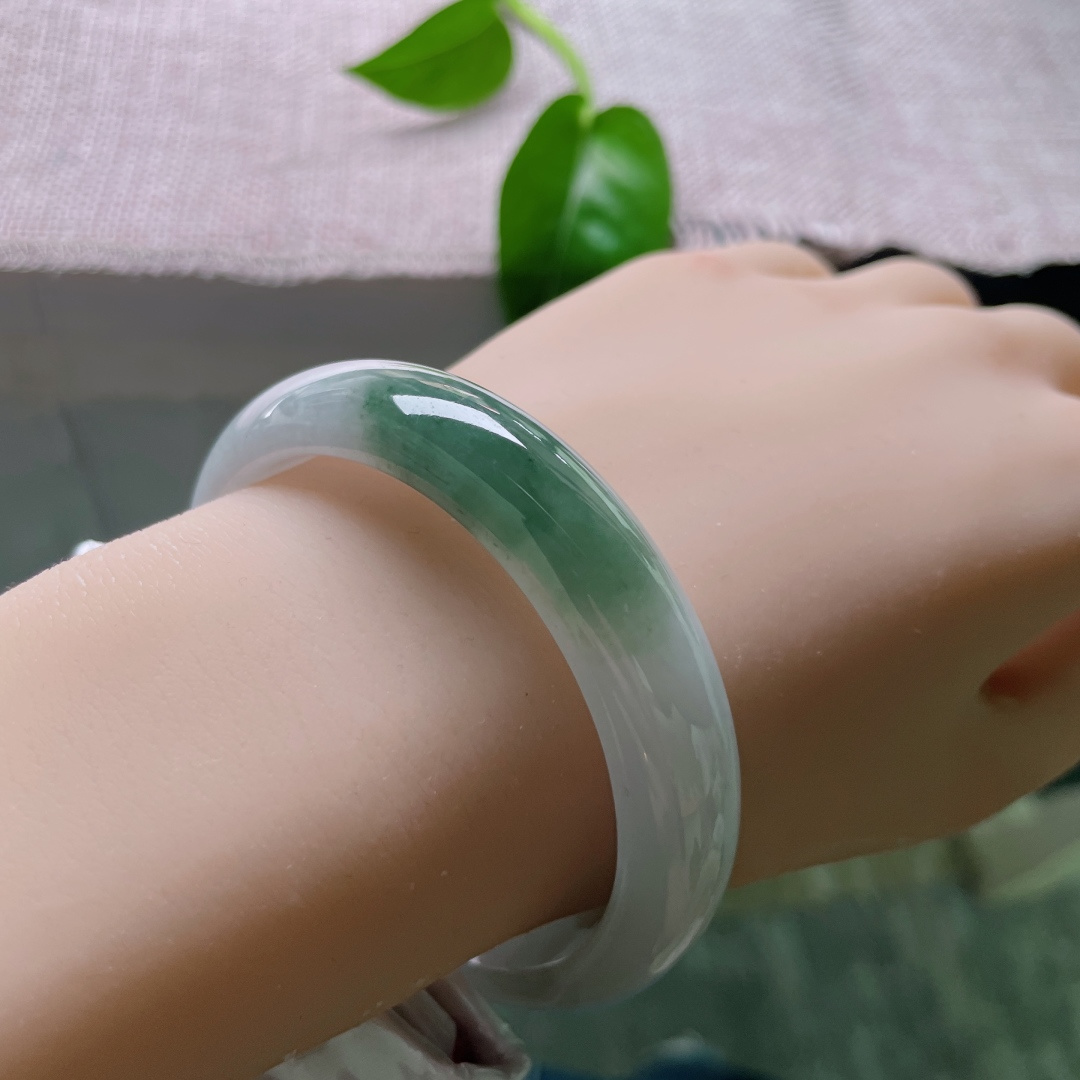 油青正圈，水润细腻，清雅，简约大方，有棉线，ss49279a