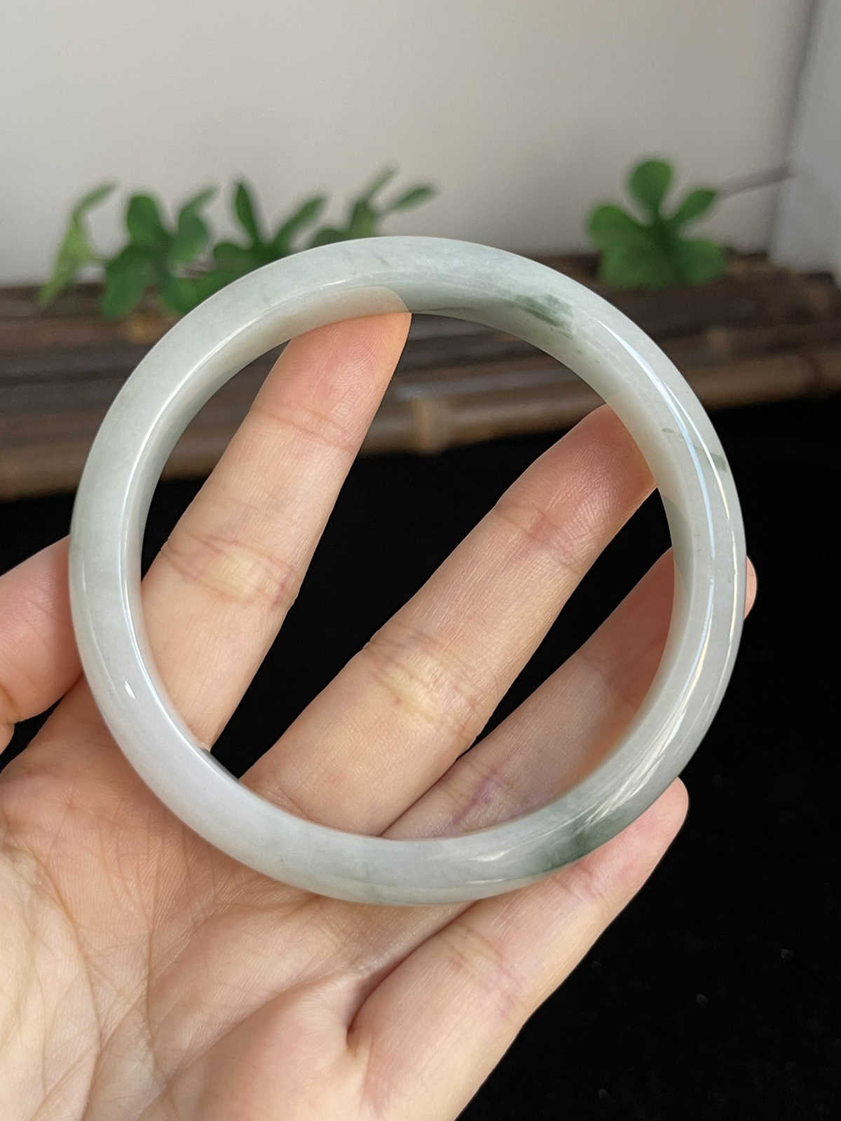 正圈61.6圈口，翡翠手镯