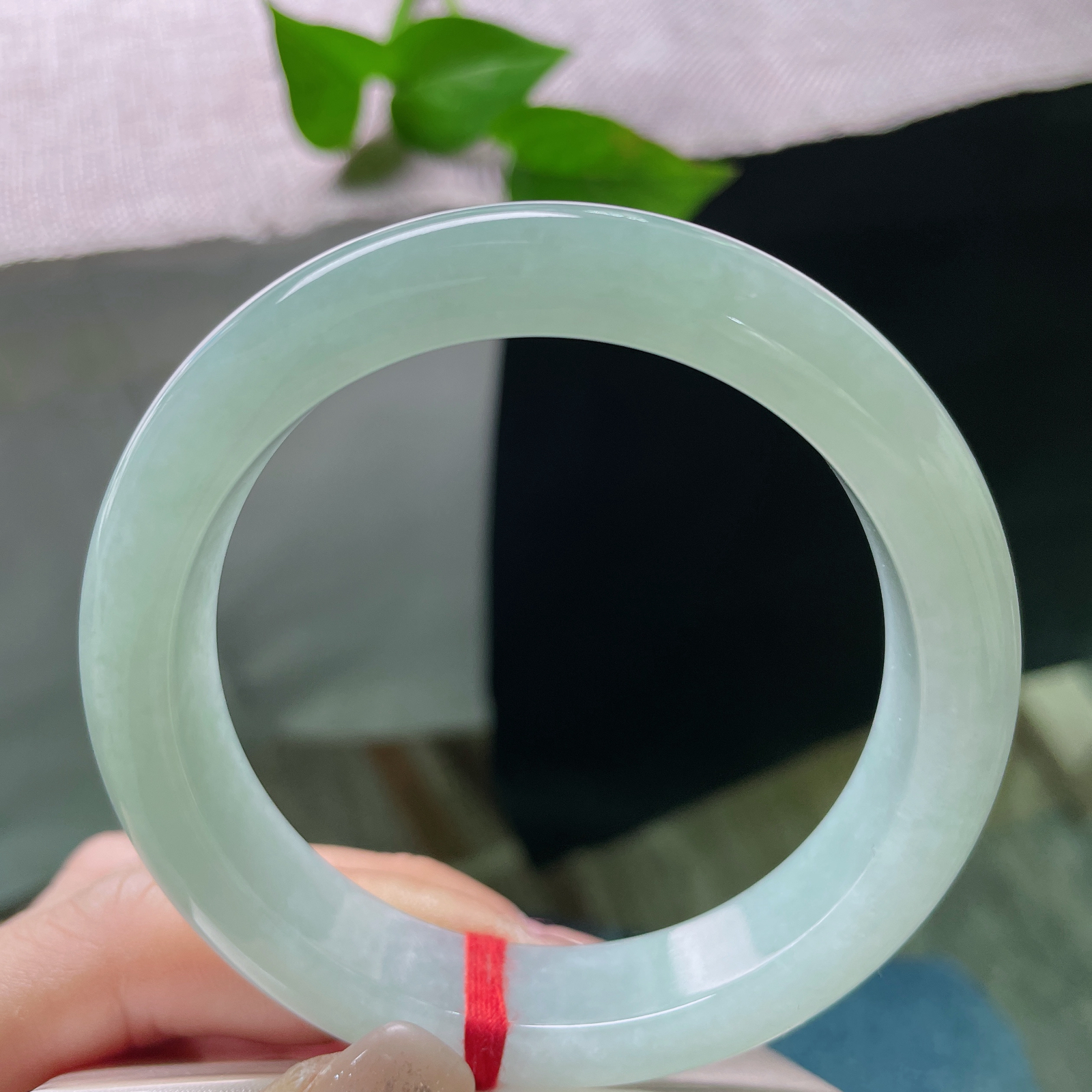 57.8/12.8/8.8，淡绿底正圈，水润，干净清润，种老，温馨素雅，高级，ss51721a..