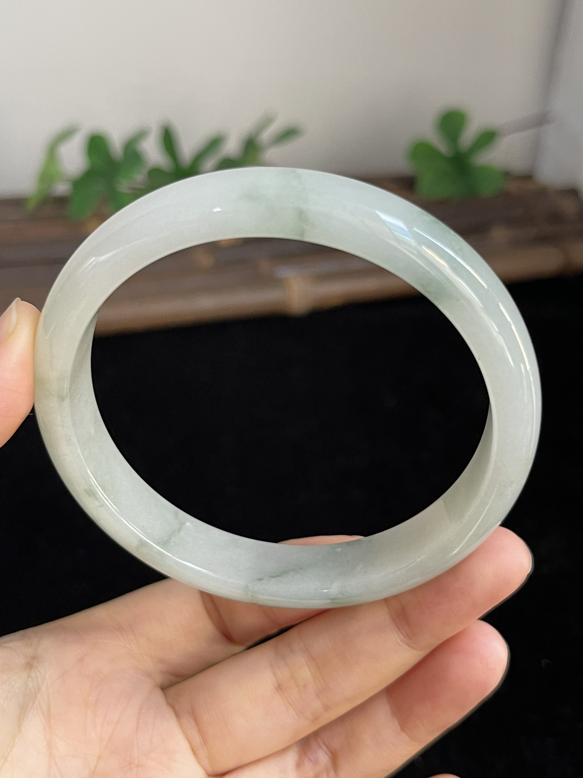 正圈61.6圈口，翡翠手镯
