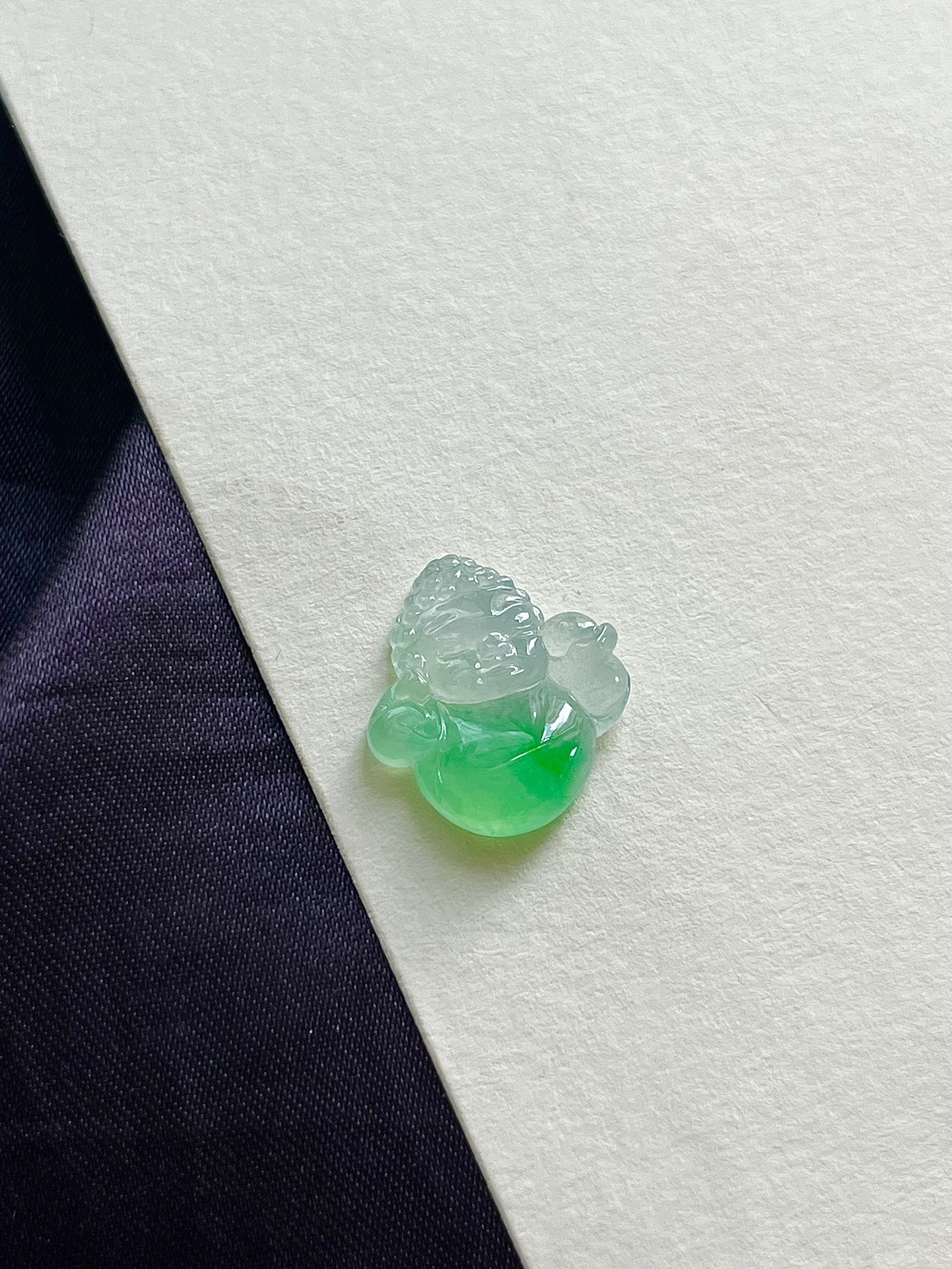 【宝宝佛】飘花灵动，种老细腻形体佳尺寸：17*15.1*4.6,a24725/asd1526