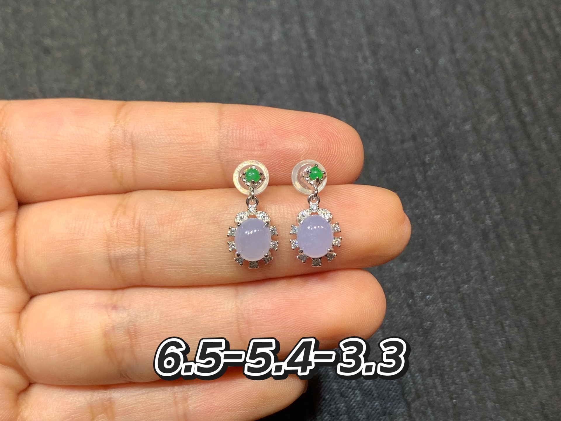 冰蛋面耳坠 s925银