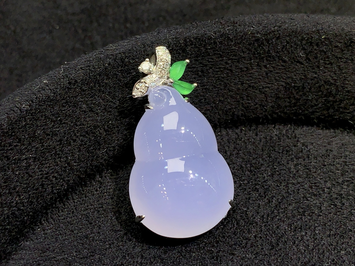 天然冰紫葫芦吊坠  品相饱满 形体好，28.5-15-8