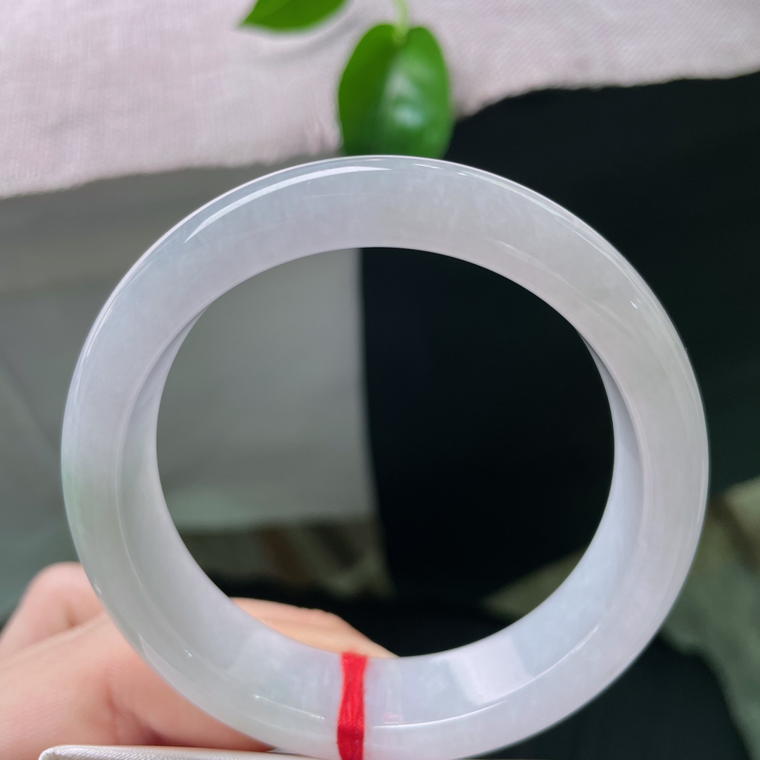 55/14.3/8.1正圈，宽版轮胎镯，种老，佩戴时尚优雅，水润细腻，皮纹，ss53604a