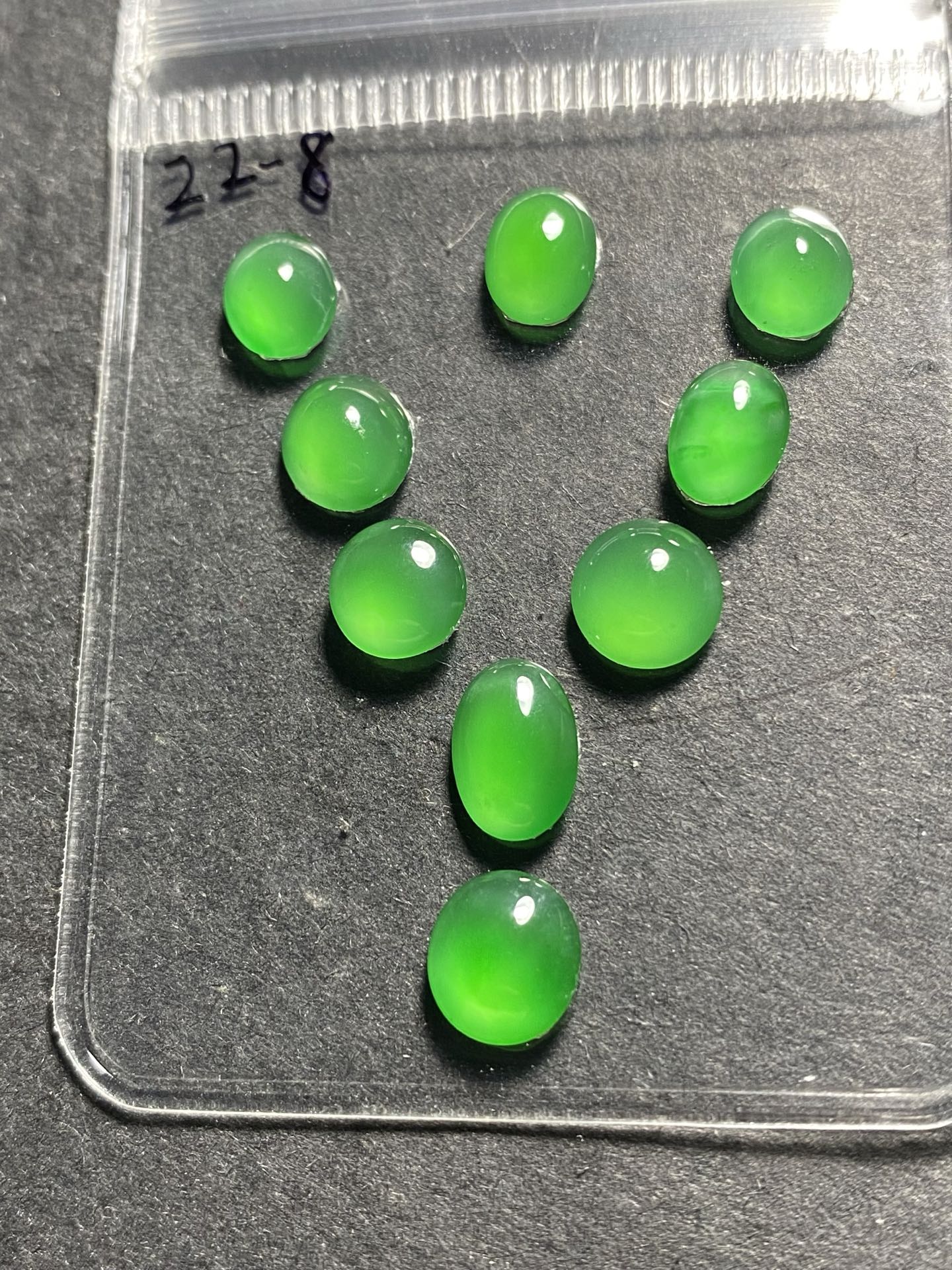阳绿蛋面一手(一刀切)，22-8