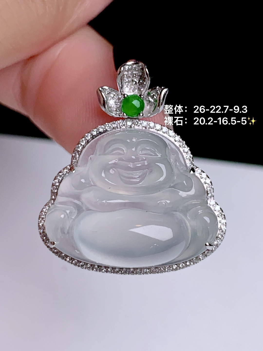️佛公，18k金钻镶嵌，26-22.7-9.3