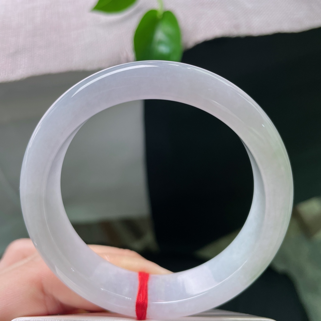 55/14.3/8.1正圈，宽版轮胎镯，种老，佩戴时尚优雅，水润细腻，皮纹，ss53604a
