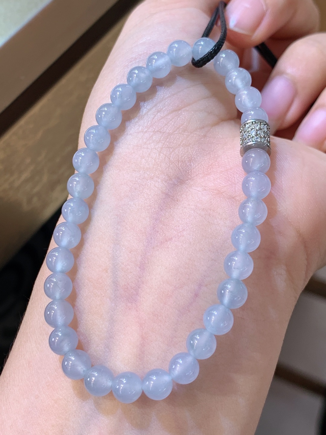️ 冰种小米珠手串，清透梦幻质感细腻，温柔氛围感直接拉满