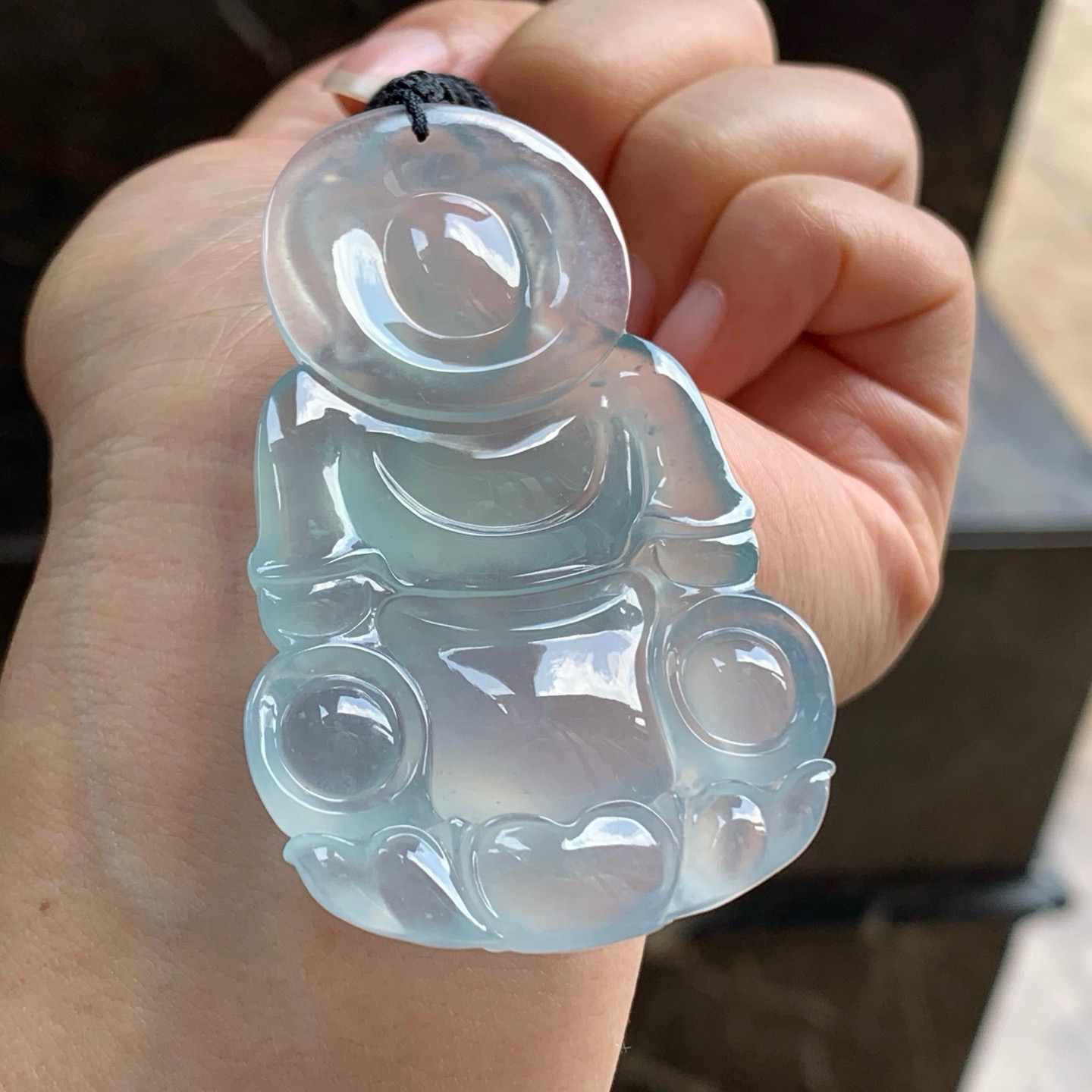 冰蓝观音^_^正装 种水好