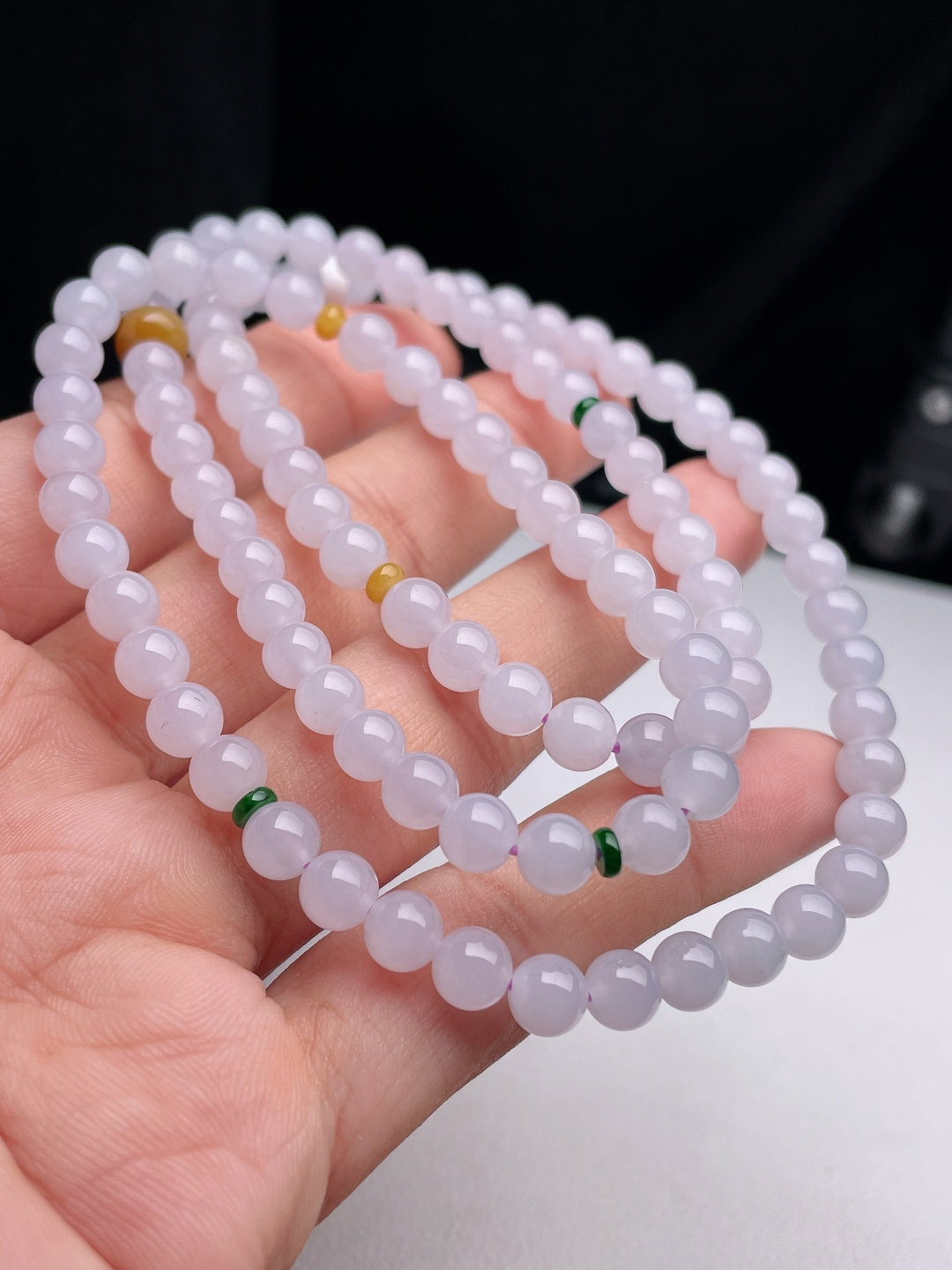 5.5mm冰紫项链